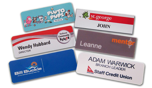 Custom Name Badges